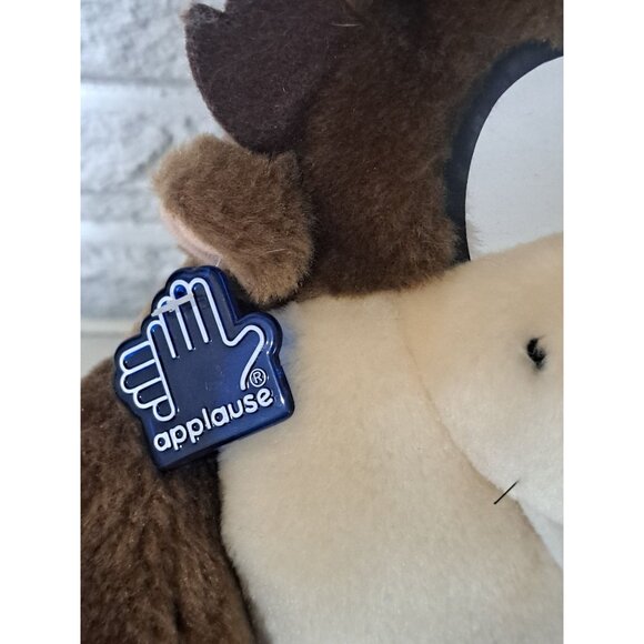 Vintage Looney Tunes Tazmanian Devil Christmas Plush  Applause 1997 Collectible - Picture 4 of 10